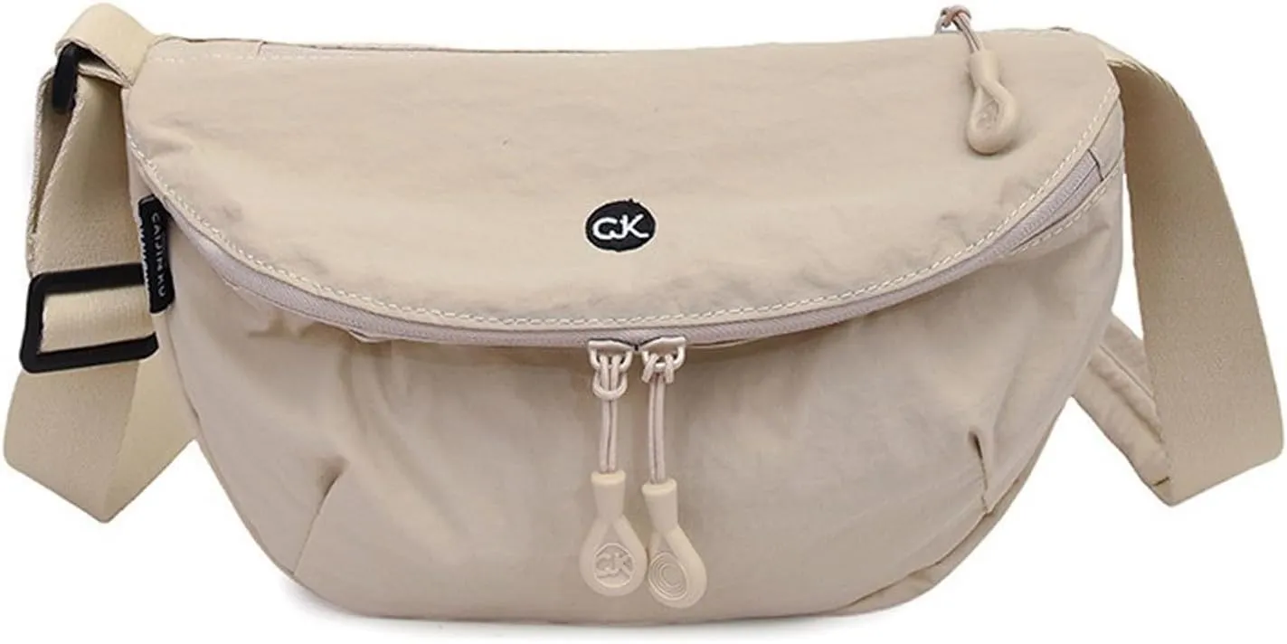 KARRESLY Small Crescent Crossbody Purses Bag for Women Trendy Dumpling Travel Sling Bag