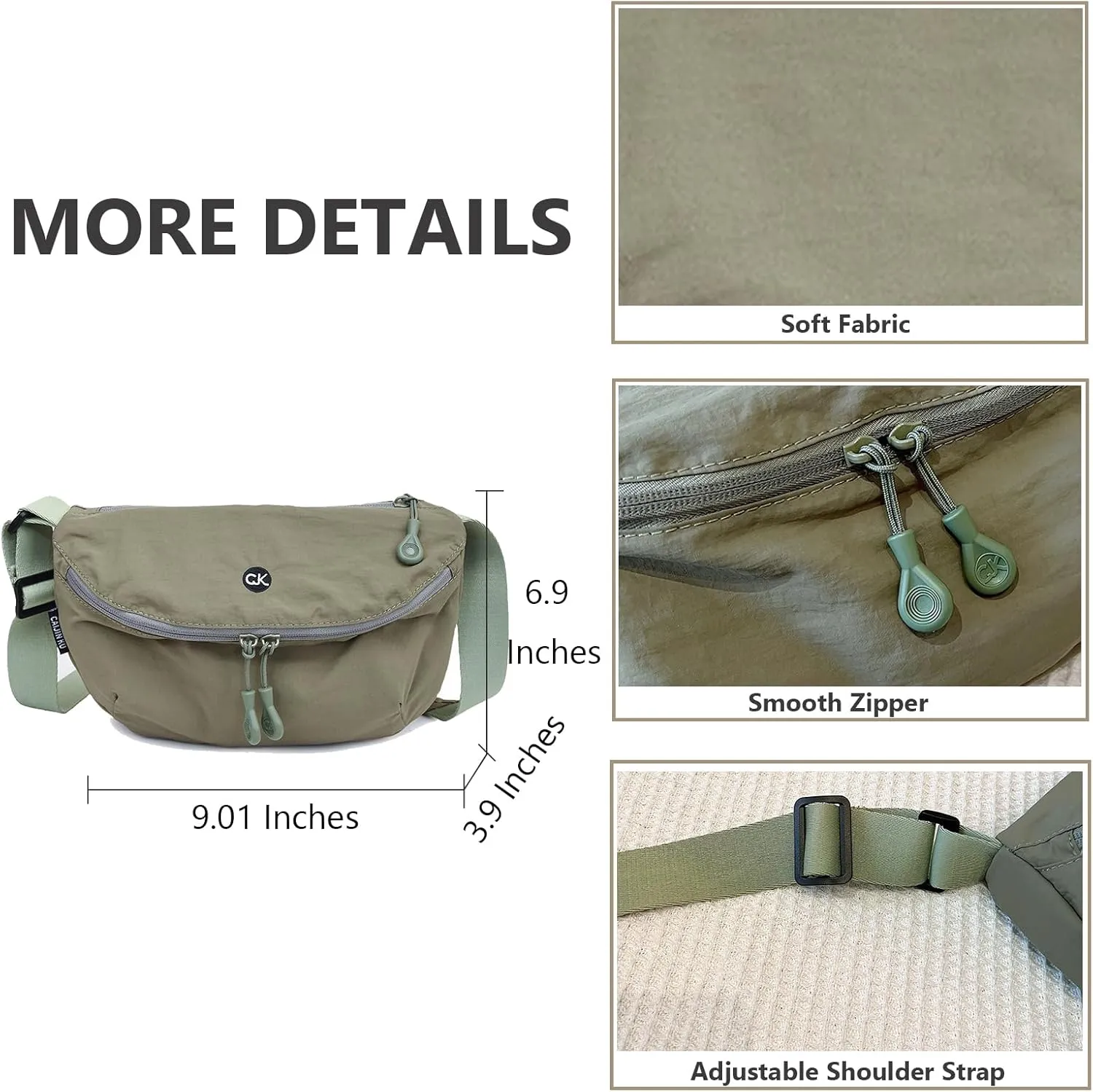 KARRESLY Small Crescent Crossbody Purses Bag for Women Trendy Dumpling Travel Sling Bag