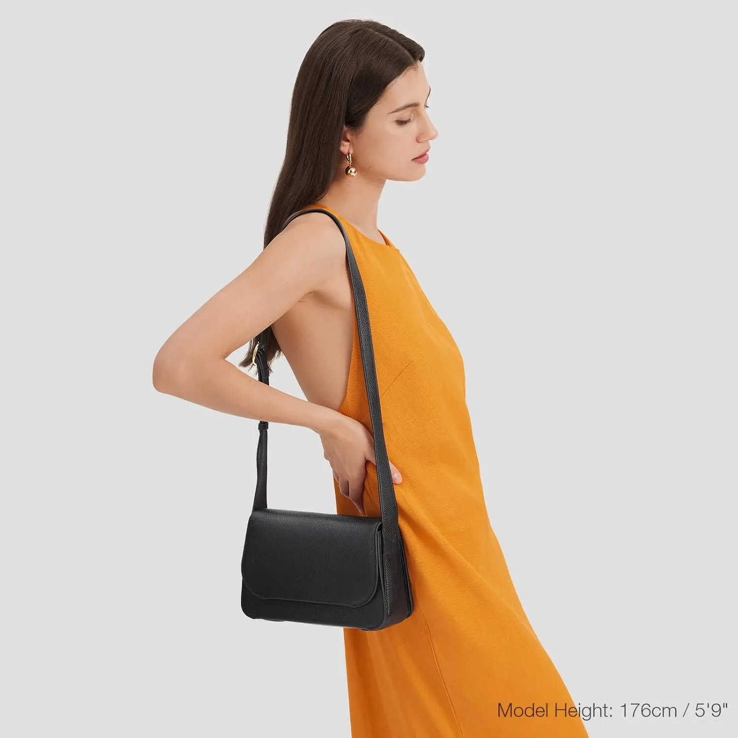 Kattee Leather Crossbody Bags for Women Trendy, Designer Ladies Shoulder Purses