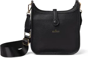KEDZIE Bella Vegan Leather Crossbody Bag for Women with Adjustable Strap