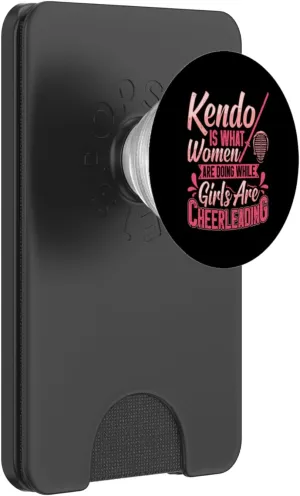 Kendo Women Instructor Kendo Teacher Martial Arts Sinobi PopSockets PopWallet for MagSafe