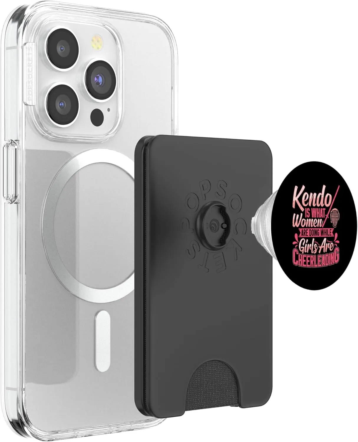 Kendo Women Instructor Kendo Teacher Martial Arts Sinobi PopSockets PopWallet for MagSafe