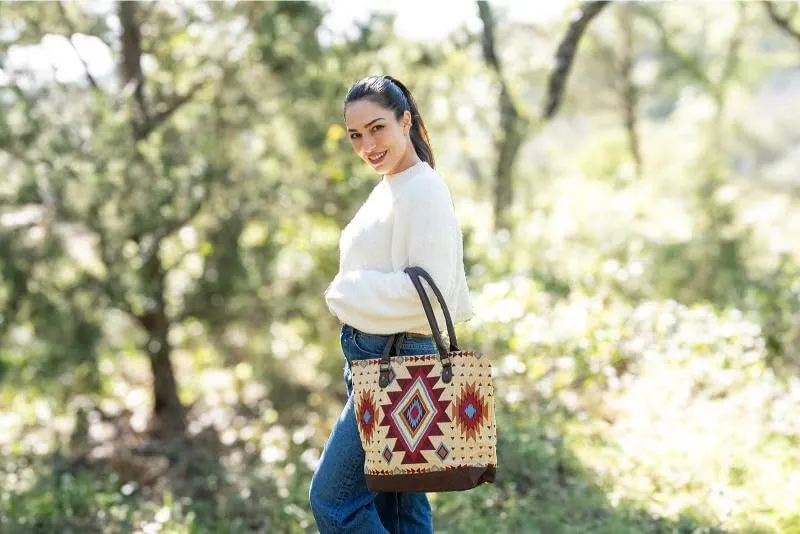 Kinara Southwestern Woven Shoulder Bag – Fine Weaving Native American Design Pattern
