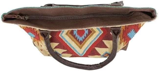 Kinara Southwestern Woven Shoulder Bag – Fine Weaving Native American Design Pattern
