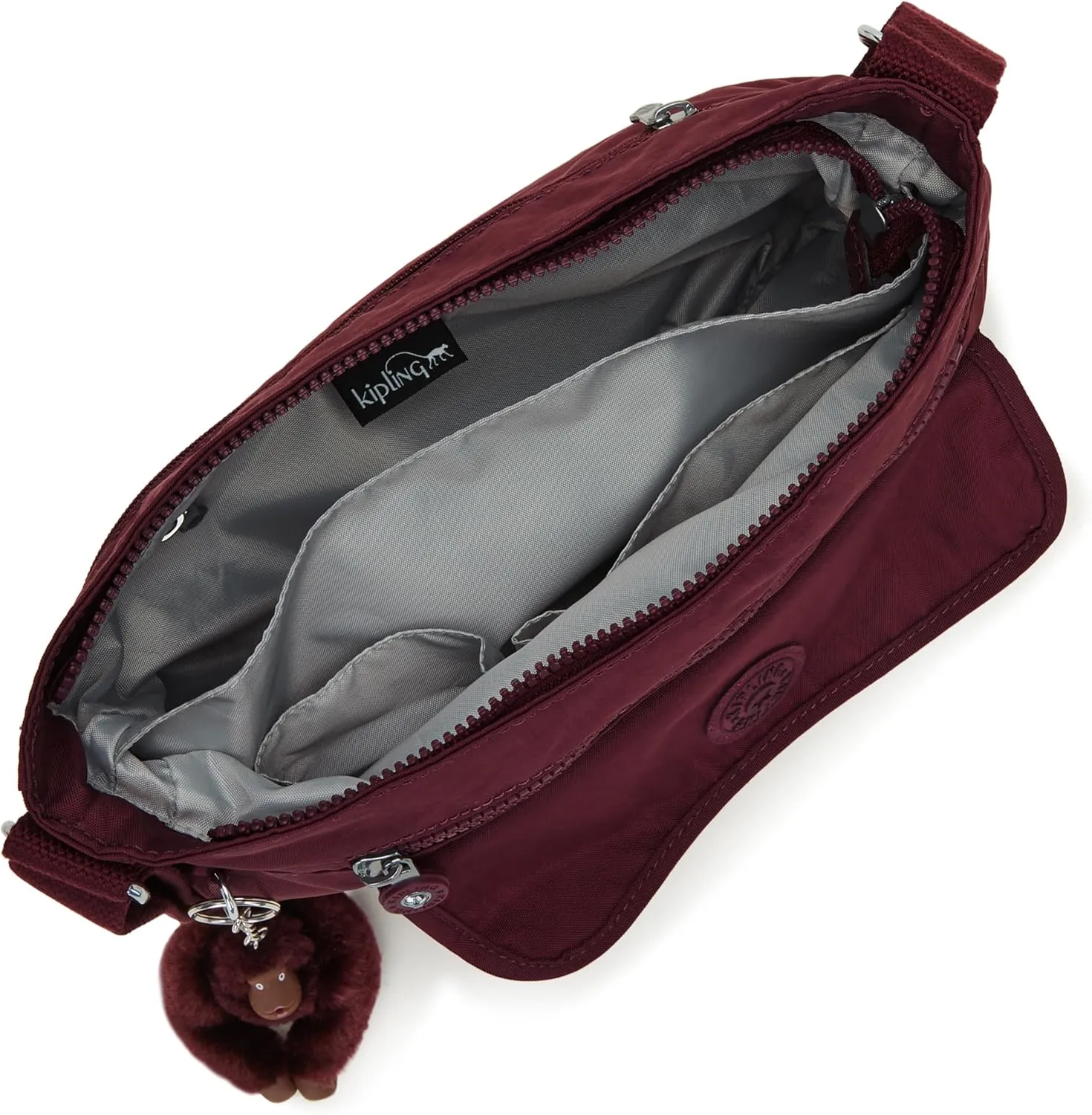 Kipling Women's Syro Crossbody, Organize Accessories, Surprisingly Spacious, Adjustable Strap, Nylon Bag