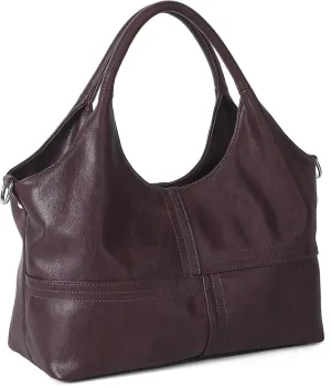KOGTLA Vegan Leather Purses for Women with Detachable Satchel Strap, Ladies Handbags, Tote Hobo Bags with Top Handle