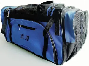 Kraiovim [GTE Zone] Taekwondo, Martial Arts, MMA, Karate, Sparring Gear Equipment Bags (13"x27"x14" (Blue w/Mesh Top & Side), 125F)