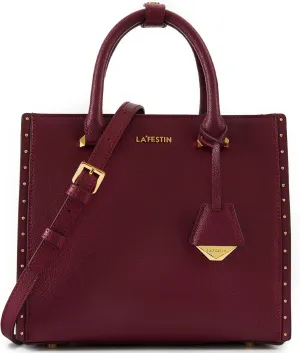LA FESTIN Designer Leather Handbag for Women - Small Crossbody Purse with Top Handle and Adjustable Strap