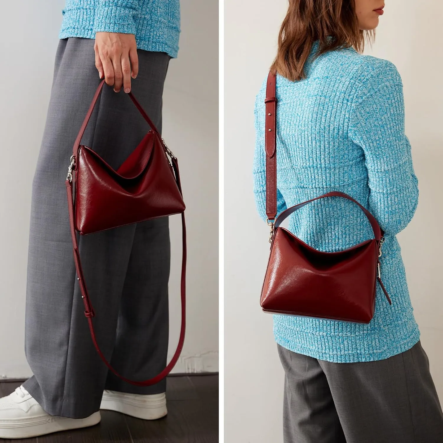 LA FESTIN Small Purse Leather Handbags for Women: Shoulder Crossbody Bag - Handbag with Strap