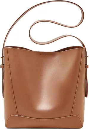 Lady Women Hobo Bucket Bag Split Leather Shoulder Bags Large Handbag