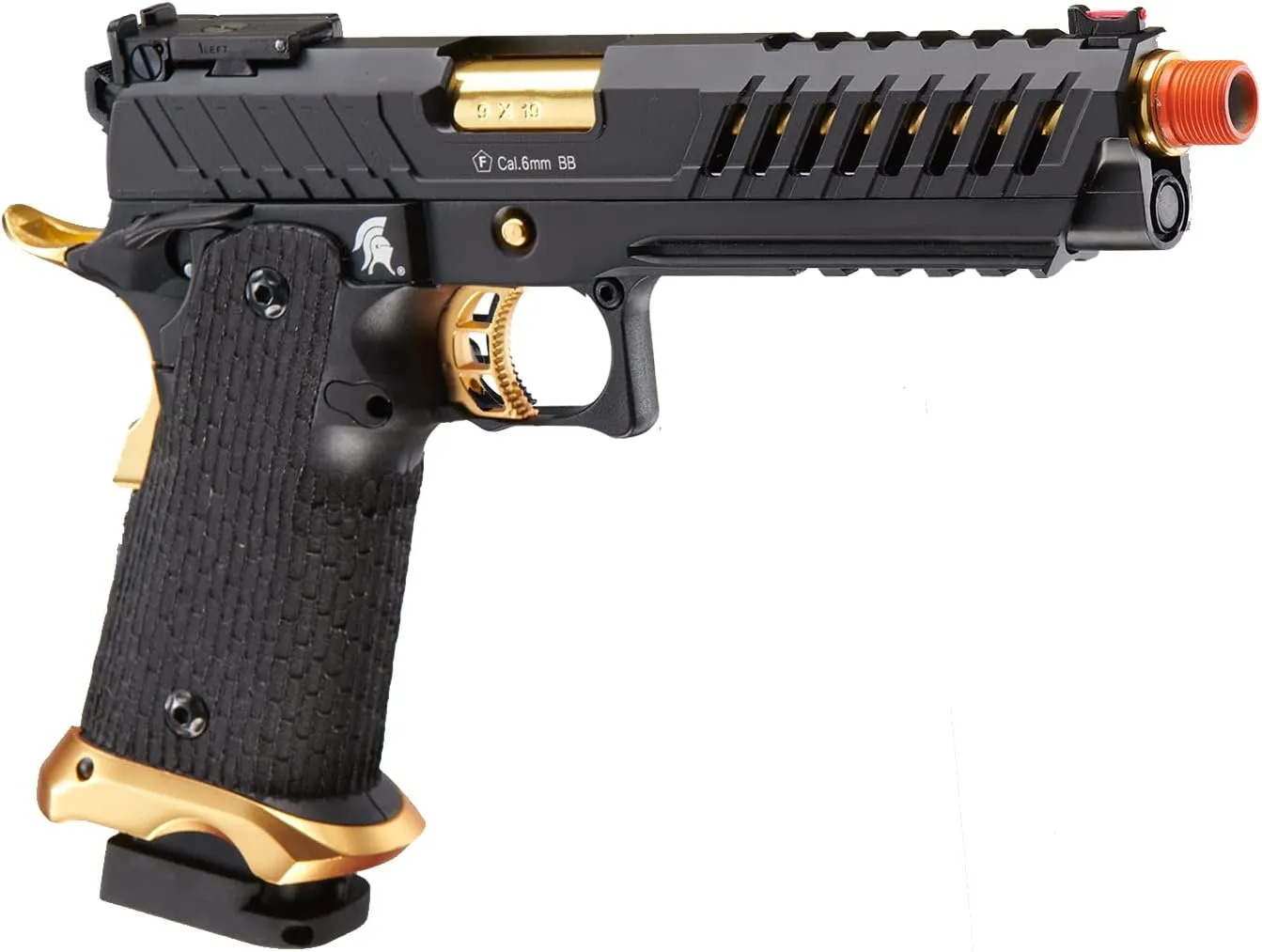 Lancer Tactical Knightshade Hi-Capa Gas Blowback Full Steel Airsoft Pistol