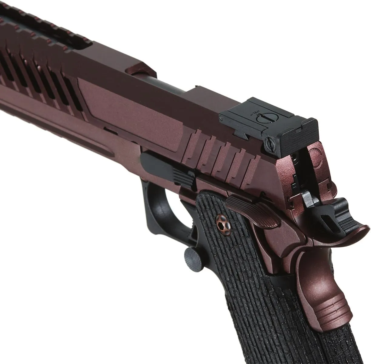 Lancer Tactical Knightshade Hi-Capa Gas Blowback Full Steel Airsoft Pistol