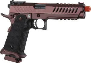 Lancer Tactical Knightshade Hi-Capa Gas Blowback Full Steel Airsoft Pistol