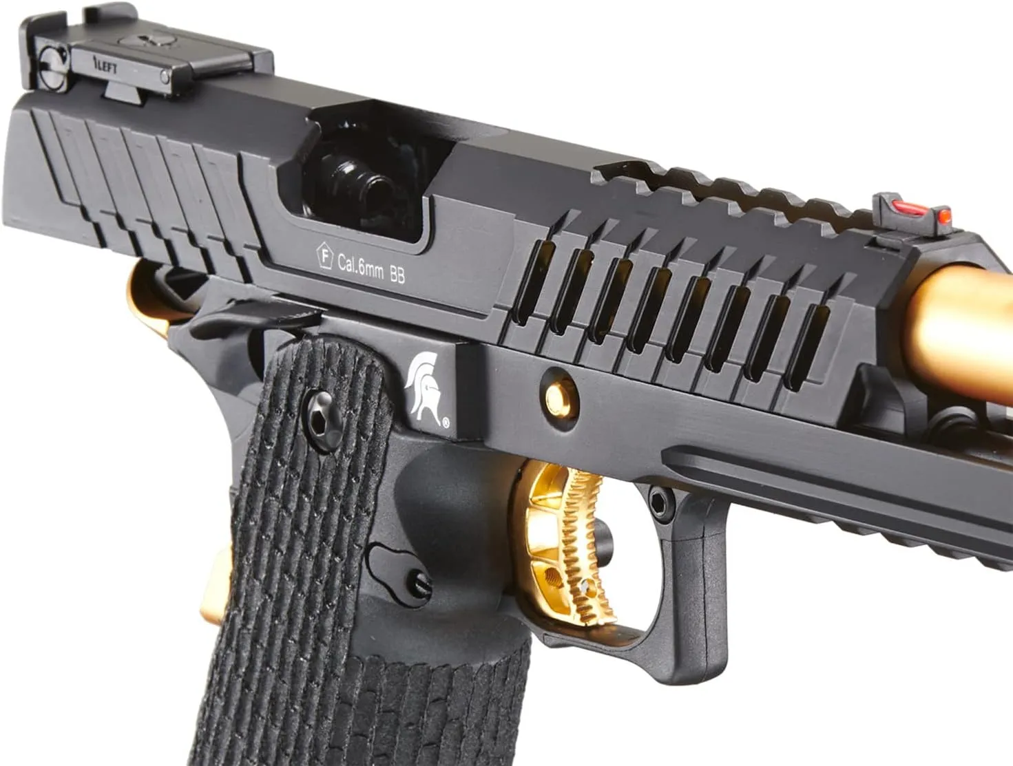 Lancer Tactical Knightshade Hi-Capa Gas Blowback Full Steel Airsoft Pistol