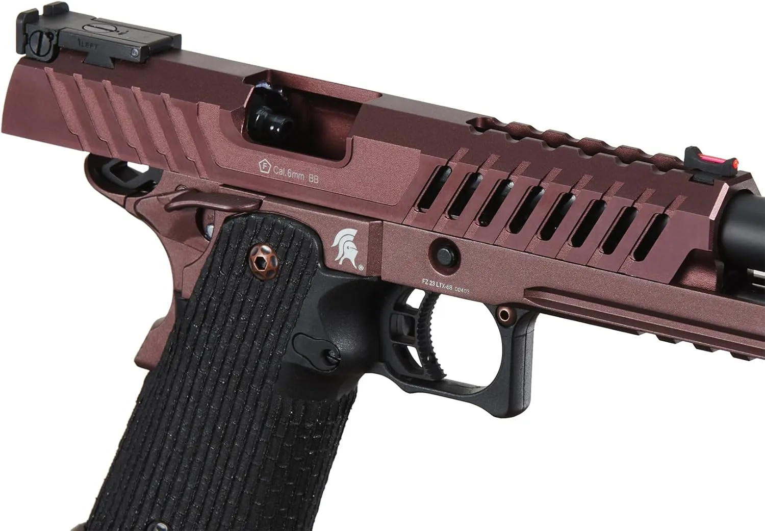 Lancer Tactical Knightshade Hi-Capa Gas Blowback Full Steel Airsoft Pistol