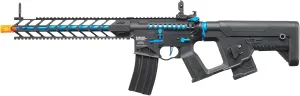 Lancer Tactical Proline M4 Gen 2 Enforcer Nightwing Skeleton Full Steel Airsoft Gun with Fast Trigger and MOSFET (Adjustable Alpha Stock with Extra Mini Mag)