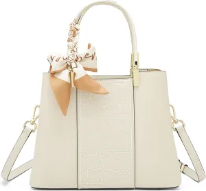 LAORENTOU Women Crossbody Handbags Cow Leather Satchel Handbags for Women Top-handle Shoulder Tote Purses
