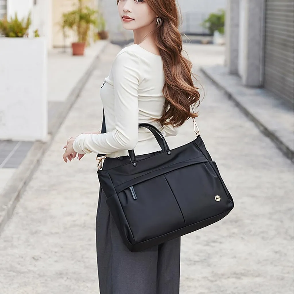 Laptop Bag for Women Large Tote Bag for 15.6 inch Computer Waterproof Business Office Work Bag