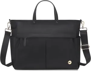 Laptop Bag for Women Large Tote Bag for 15.6 inch Computer Waterproof Business Office Work Bag