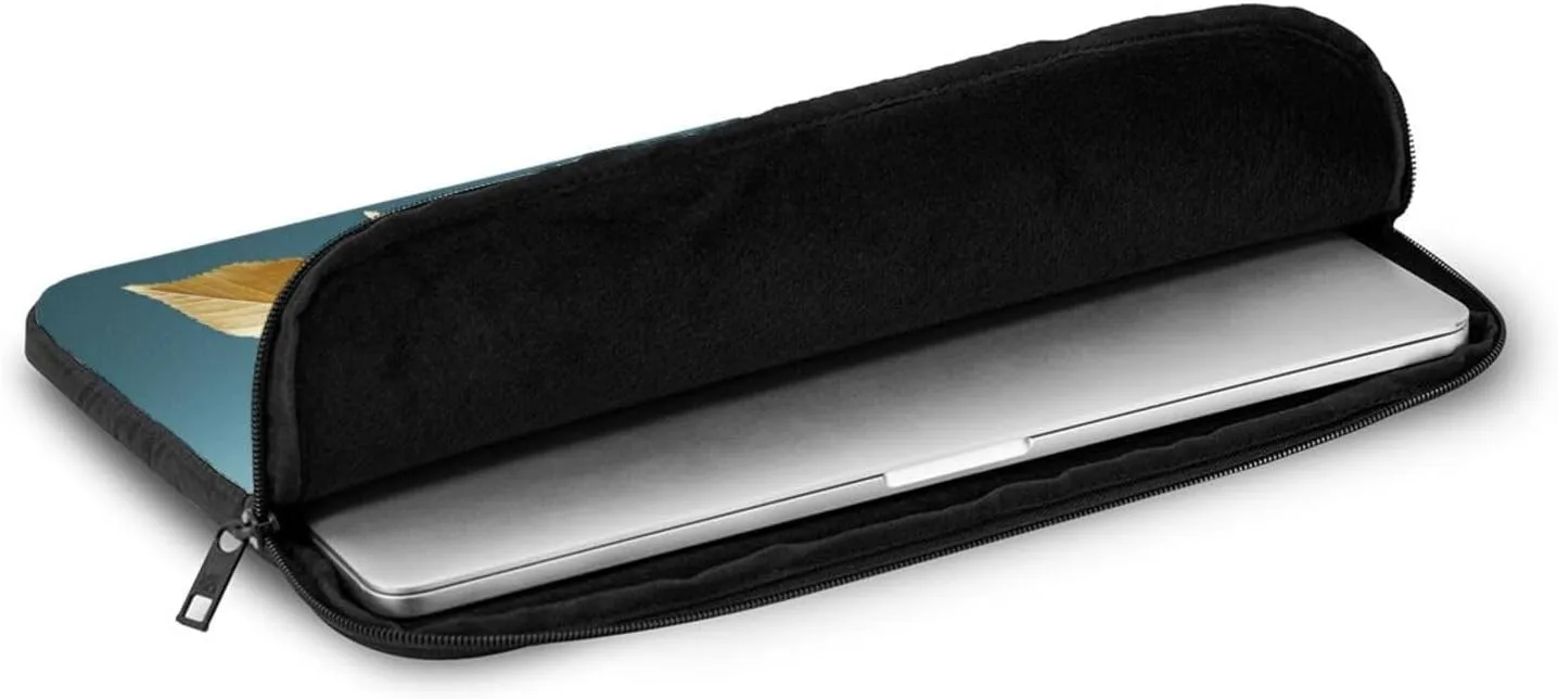 Laptop Sleeve Laptop Case Bag Shockproof Computer Carrying Bag Birch Leaves Briefcase Handbags 17 inch