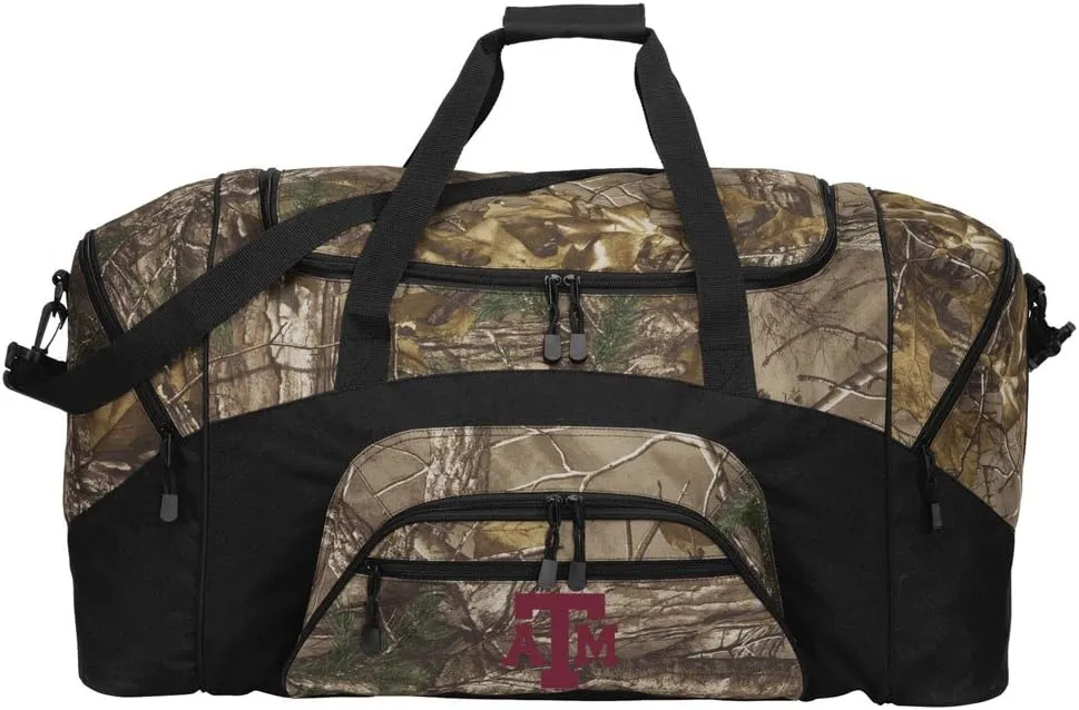 Large Camo Texas A&M Duffel Bag Or Camo Aggies Gym Bag or Suitcase