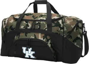 Large Kentucky Wildcats Duffel Bag CAMO University of Kentucky Suitcase Duffle Luggage - Sports Gear Bag