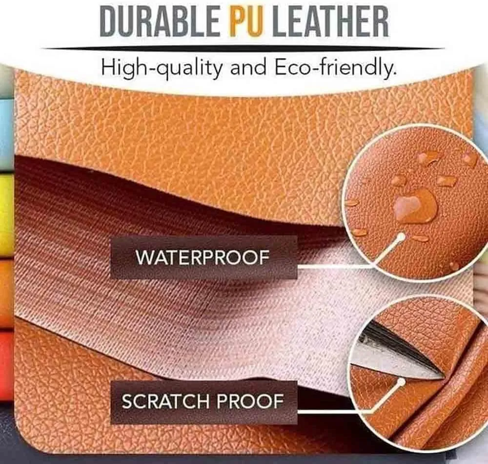 Large Leather Repair Patch - 35.4x78.7 inch Self-Adhesive Tape for Furniture Sofas Car Seats - Ideal for Chair Couches, Handbags, Jackets - Easy DIY Fix for Home Decor and Hotel Walls