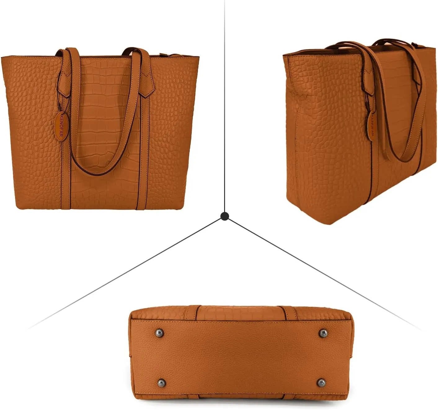 Large Leather Tote Bags for Women Large Capacity Genuine Leather Shoulder Bag