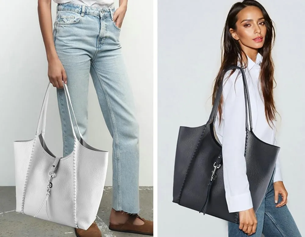 Large Tote Bag Women Trendy Soft PU Leather Shoulder Bag Underarm Purses Ladies Satchel Work Travel Handbags 2025