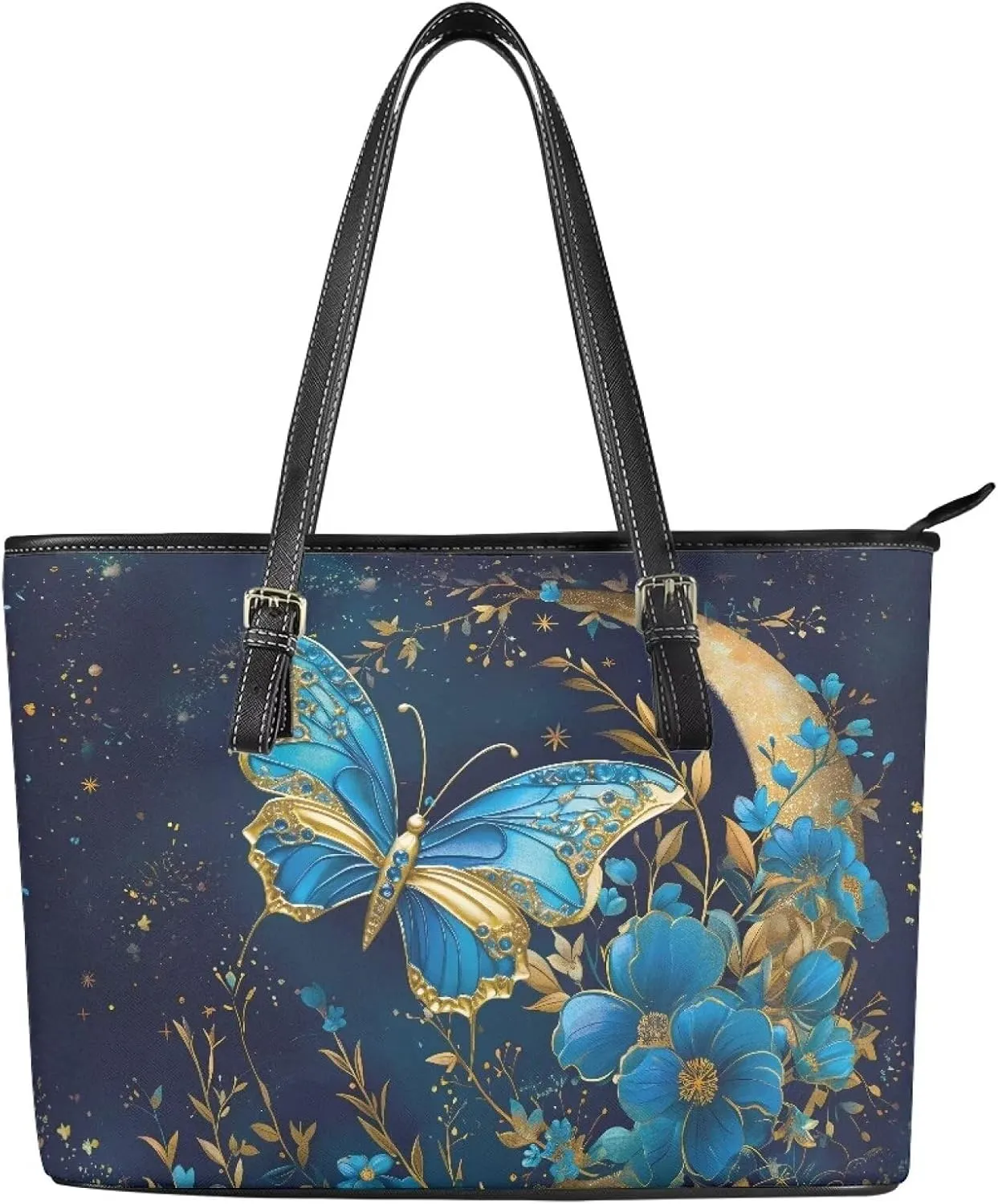 Large Tote Purses for Women with Zipper Casual Roomy Top Handbags for Travel