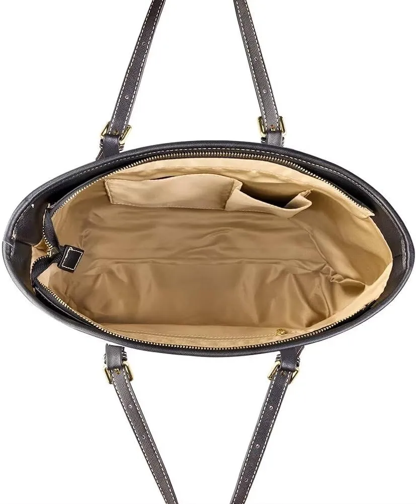 Large Tote Purses for Women with Zipper Casual Roomy Top Handbags for Travel