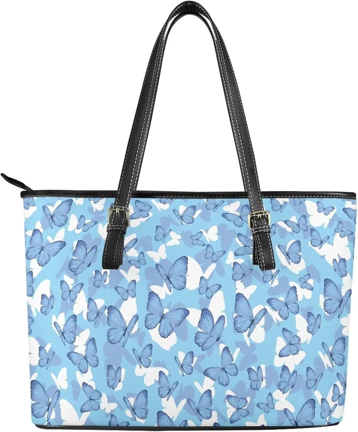 Large Tote Purses for Women with Zipper Casual Roomy Top Handbags for Travel