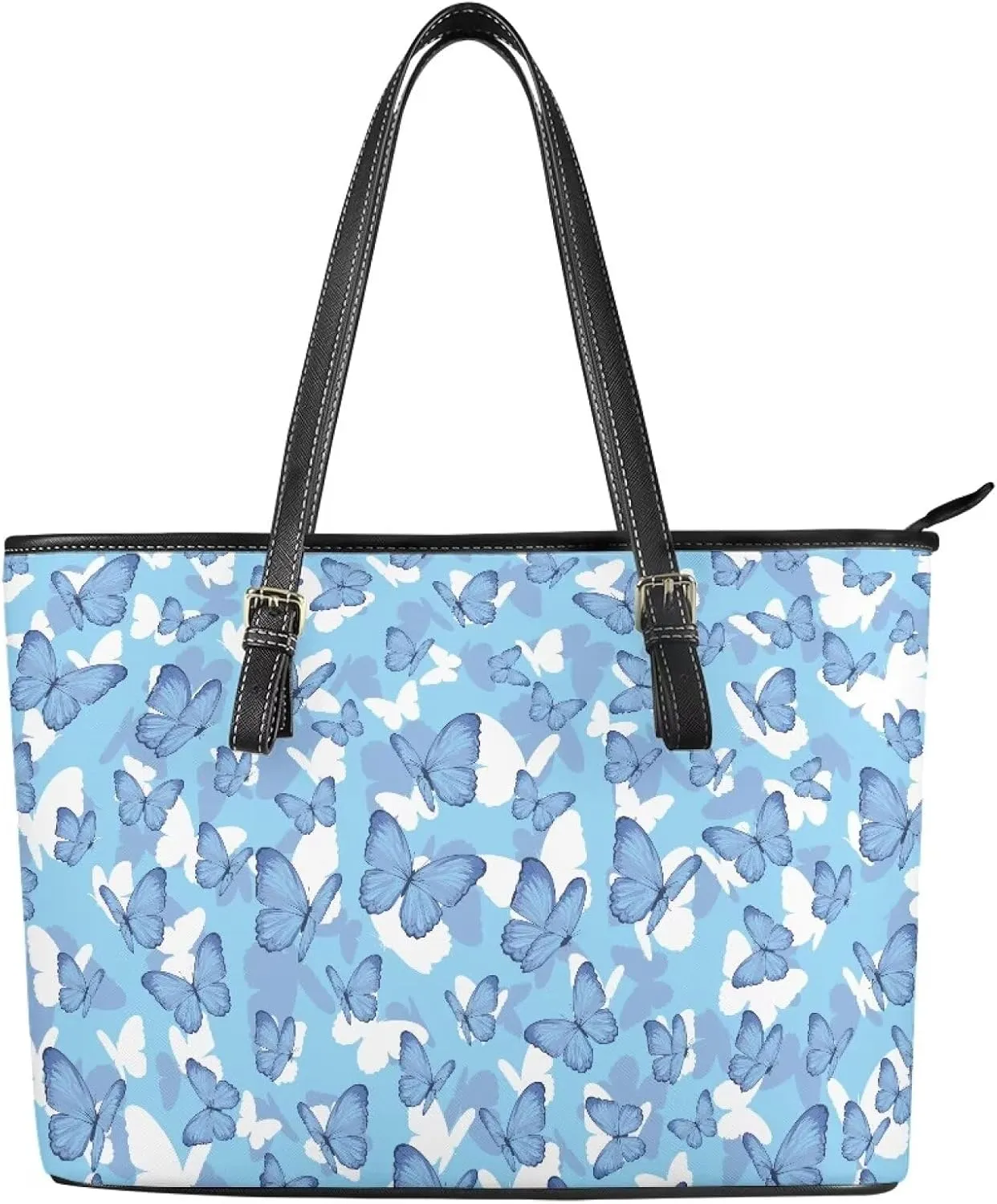 Large Tote Purses for Women with Zipper Casual Roomy Top Handbags for Travel