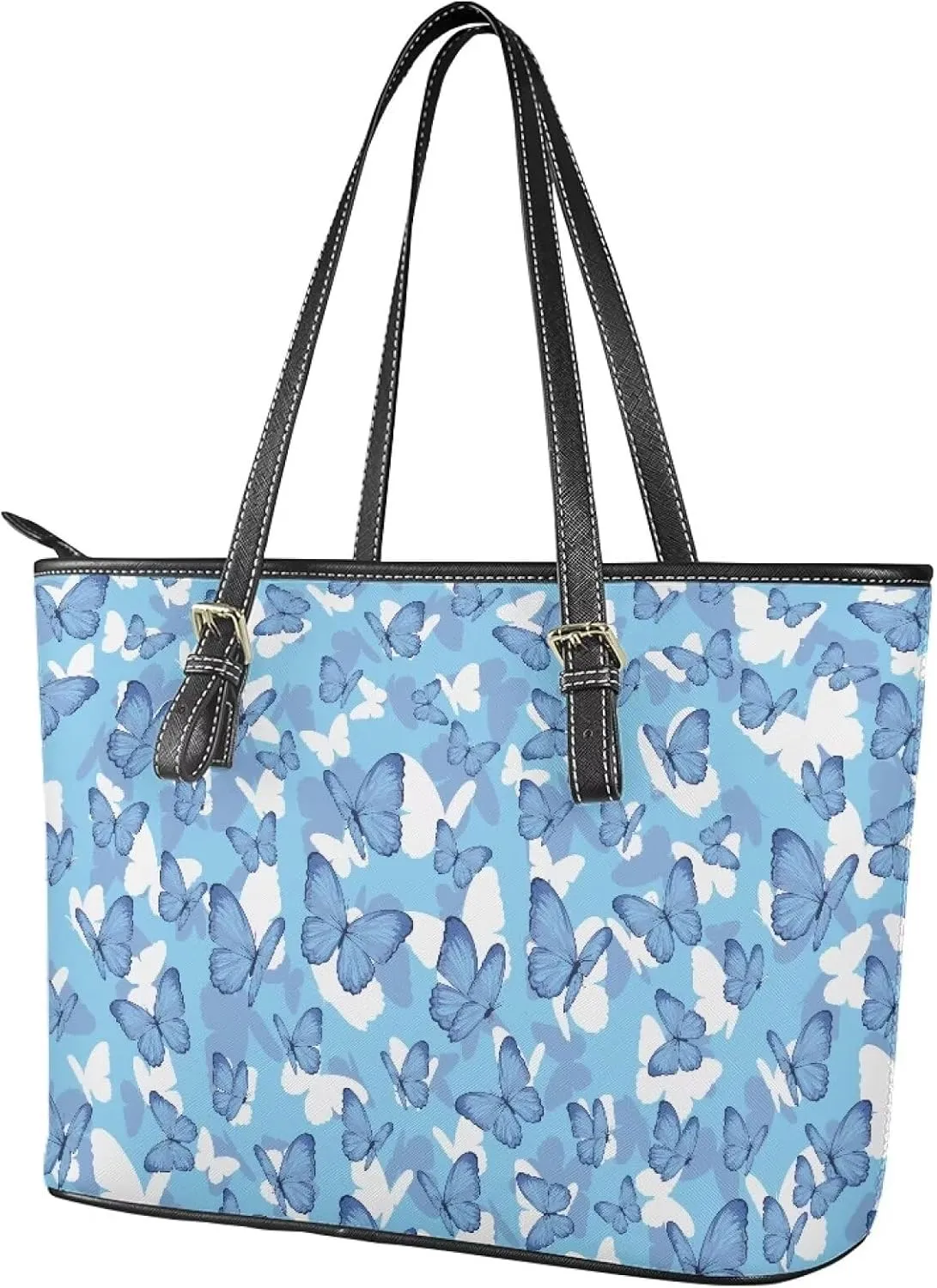 Large Tote Purses for Women with Zipper Casual Roomy Top Handbags for Travel