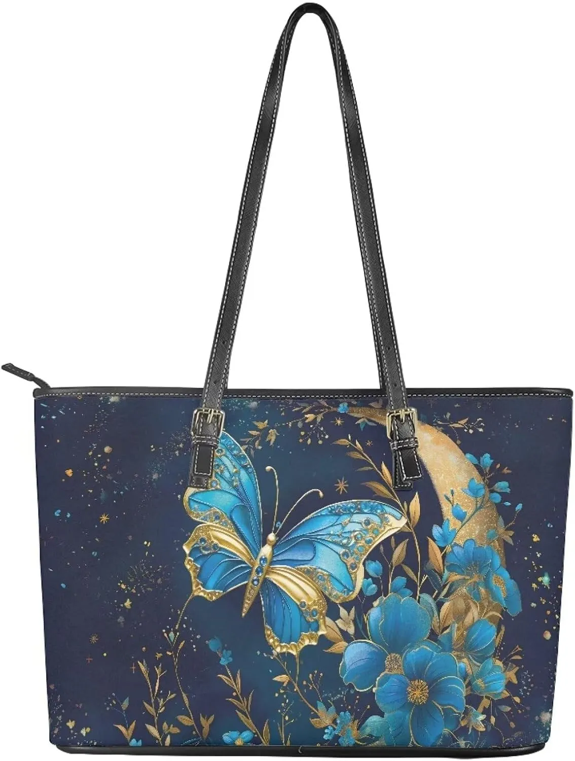Large Tote Purses for Women with Zipper Casual Roomy Top Handbags for Travel