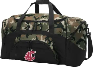 Large Washington State Duffel Bag CAMO Washington State University Suitcase Duffle Luggage Gift Idea for Men Man Him!