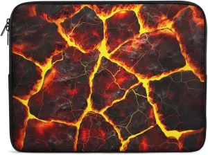 Lava Crack Rock Laptop Sleeve 13/15 Inch Durable Briefcase Cover Shockproof Protective Case Handbags Portable Laptop Bag