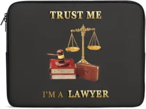 Lawyers Libra Pattern Laptop Sleeve 13/15 Inch Durable Briefcase Cover Shockproof Protective Case Handbags Portable Laptop Bag