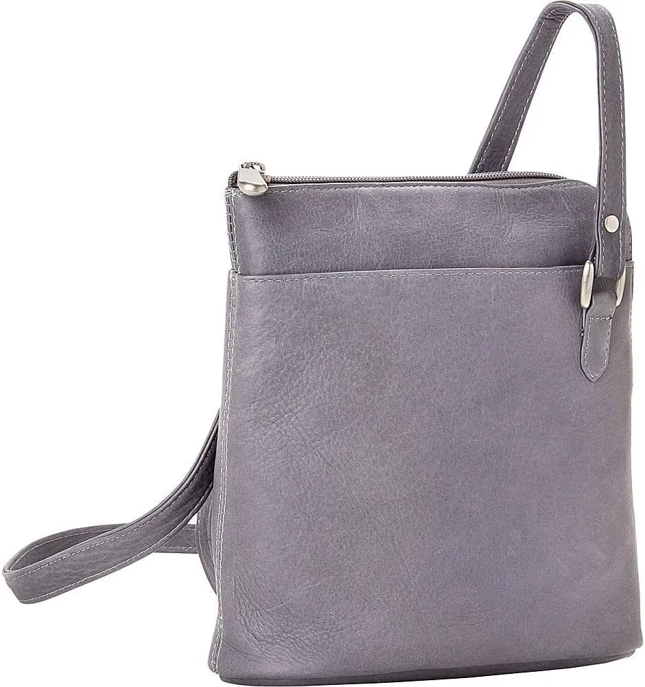 Le Donne Leather L-Zip Crossbody Shoulder Bag