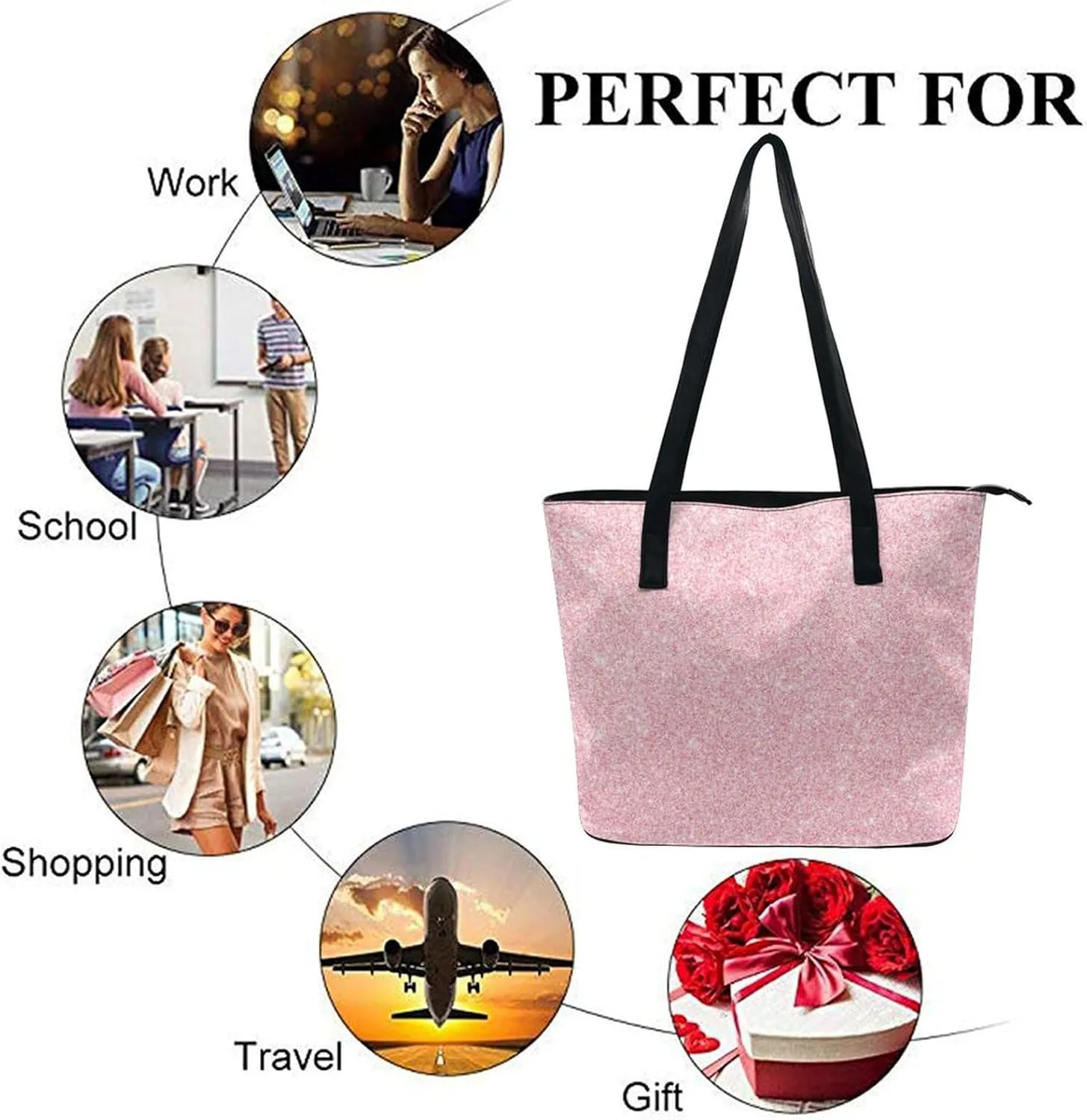 Leather Big Purses And Handbags Big Commuter Bag Large Capacity Work Tote Bags