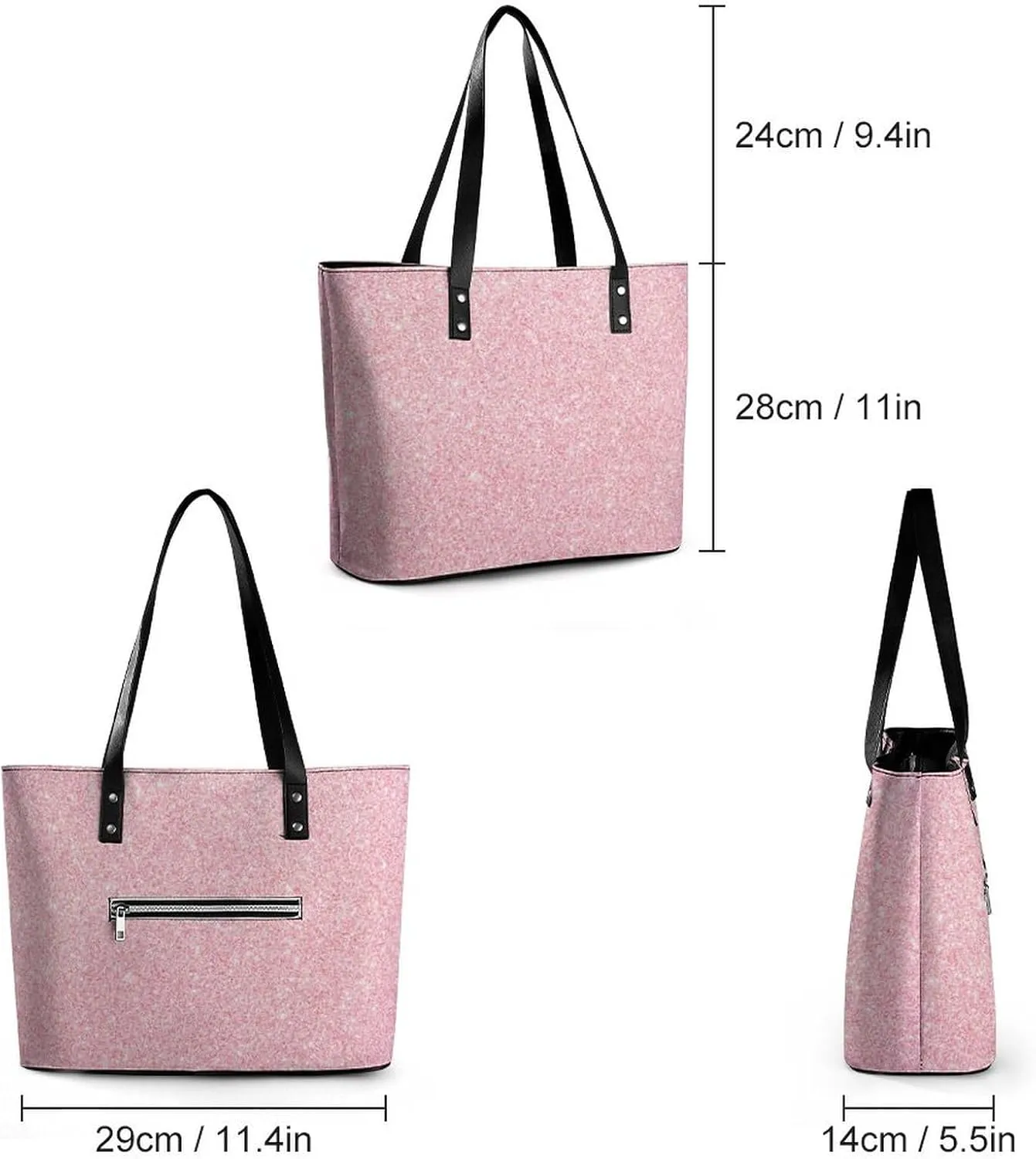 Leather Big Purses And Handbags Big Commuter Bag Large Capacity Work Tote Bags