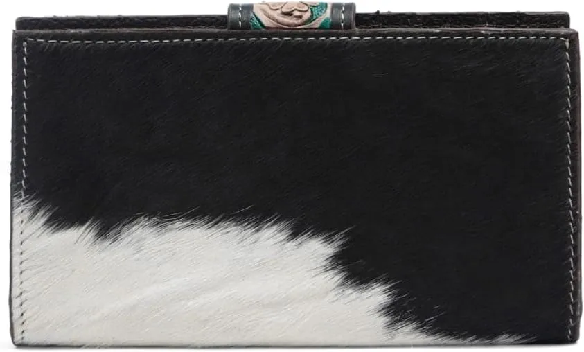 Leather Clutch, Women's Clutch Purse Handmade, Stylish Leather Wristlet Wallet Purses for Women, Cell Phone Purses