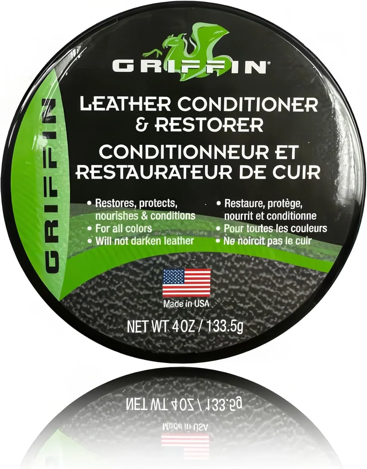 Leather Conditioner and Restorer (4 oz.) - Premium Conditioner to Revitalize and Nourish Shoes, Boots, Jackets and More! - Made in The USA