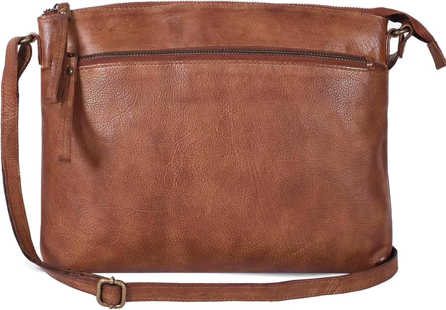 Leather Crossbody Bags for Women - Ladies Crossbody Purses - Medium Size Crossover Sling Bags - Women's Leather Handbags