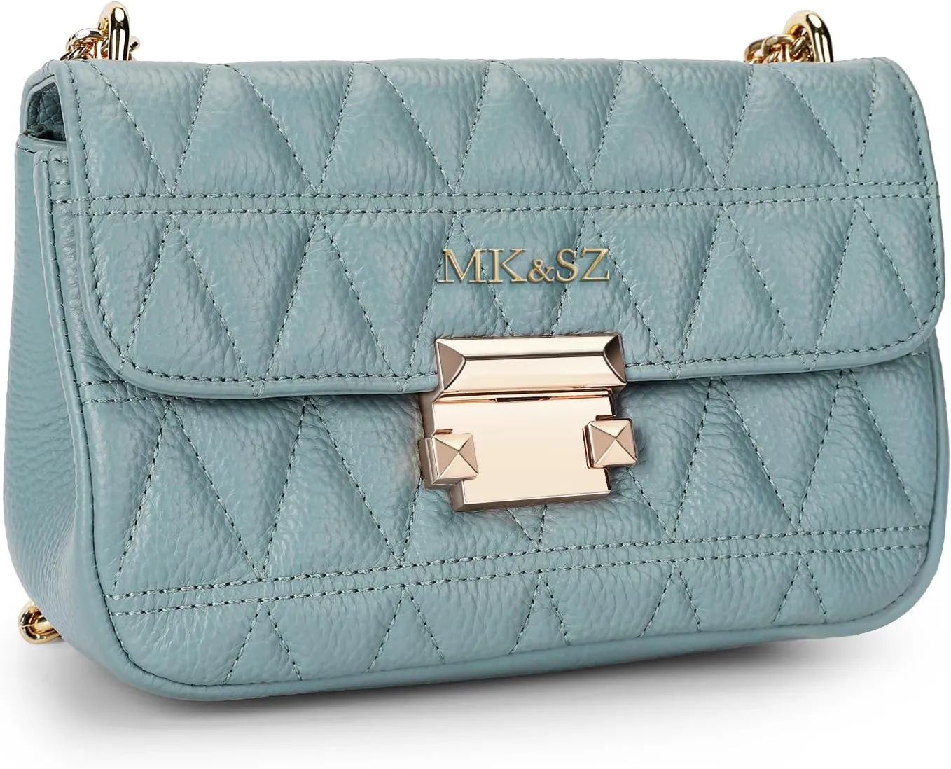Leather Crossbody Shoulder Bag for Women, Adjustable Strap, Multiple Pockets