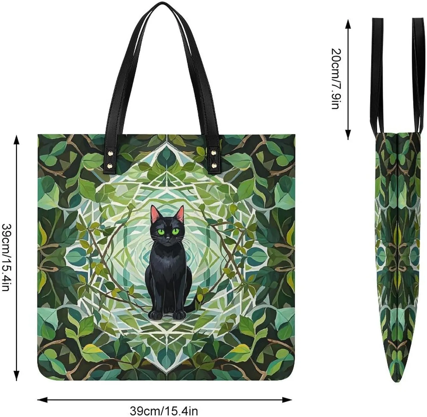 Leather Handbag for Women Tote Bag with Magnetic Buckle Vintage Octopus Crossbody Bag Shoulder Bags