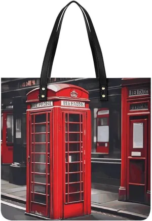 Leather Handbag Waterproof Shoulder Bag Bus Shelter Tote Purses Large Travel Tote Bags for Women