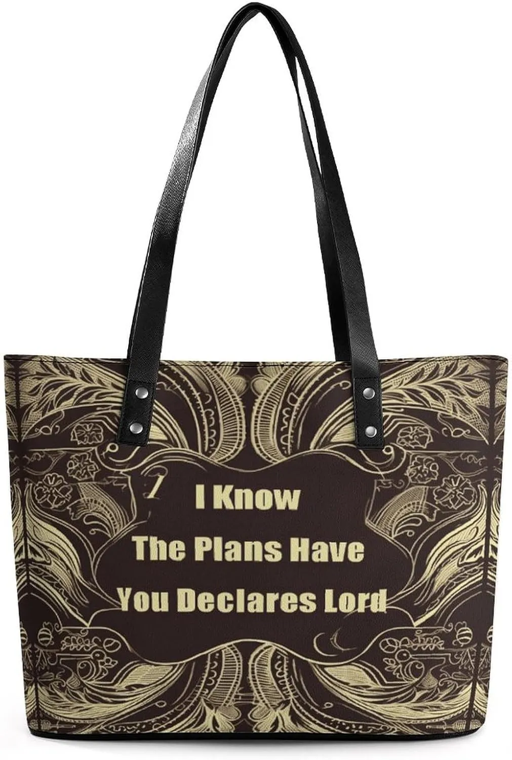 Leather Lady's Handbag, Declares Lord Print Women's Leather Tote Bag Leather Shoulder Bag Leather Handbag Chic Leather Handbags