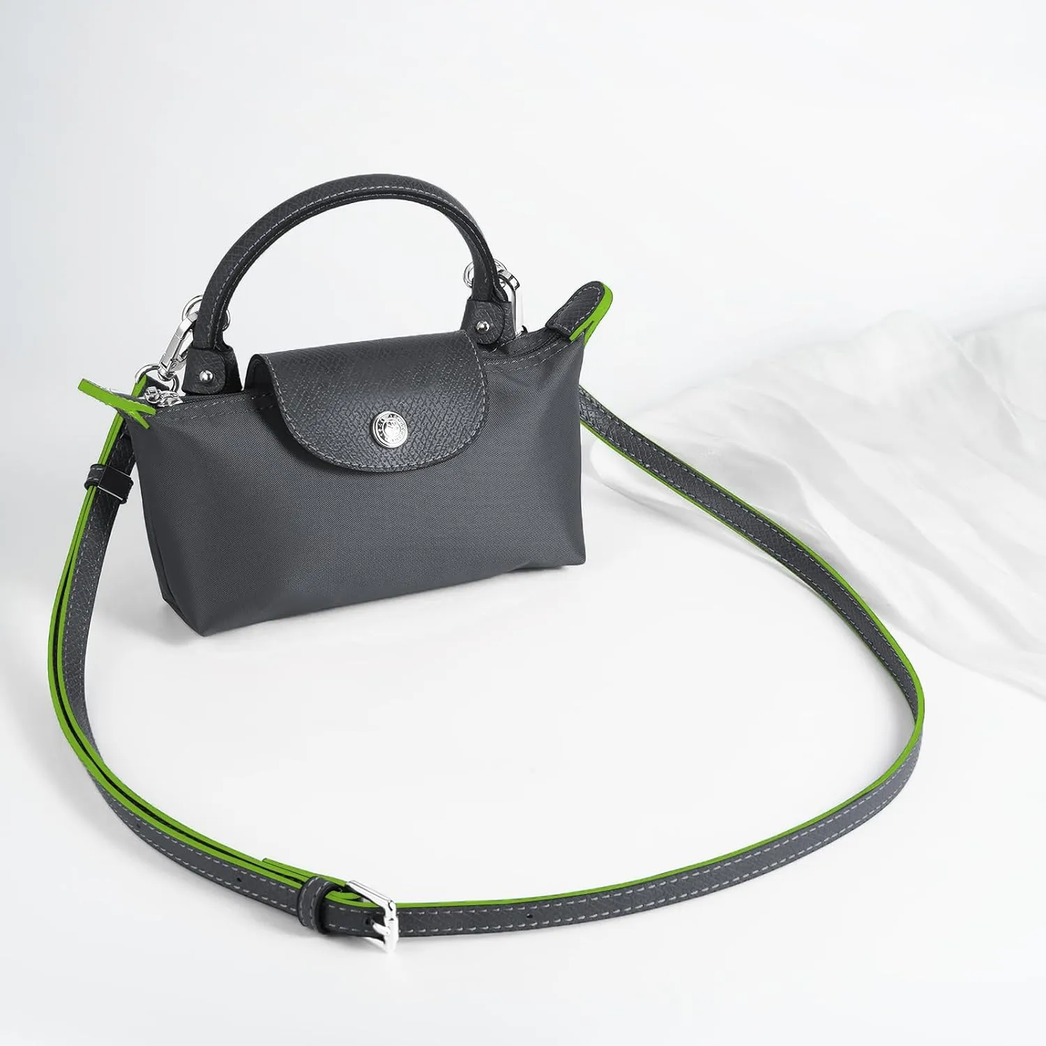 Leather Purse Strap Suitable for Longchamp Handbag,Crossbody Adjustable Shoulder Strap Conversion Kit
