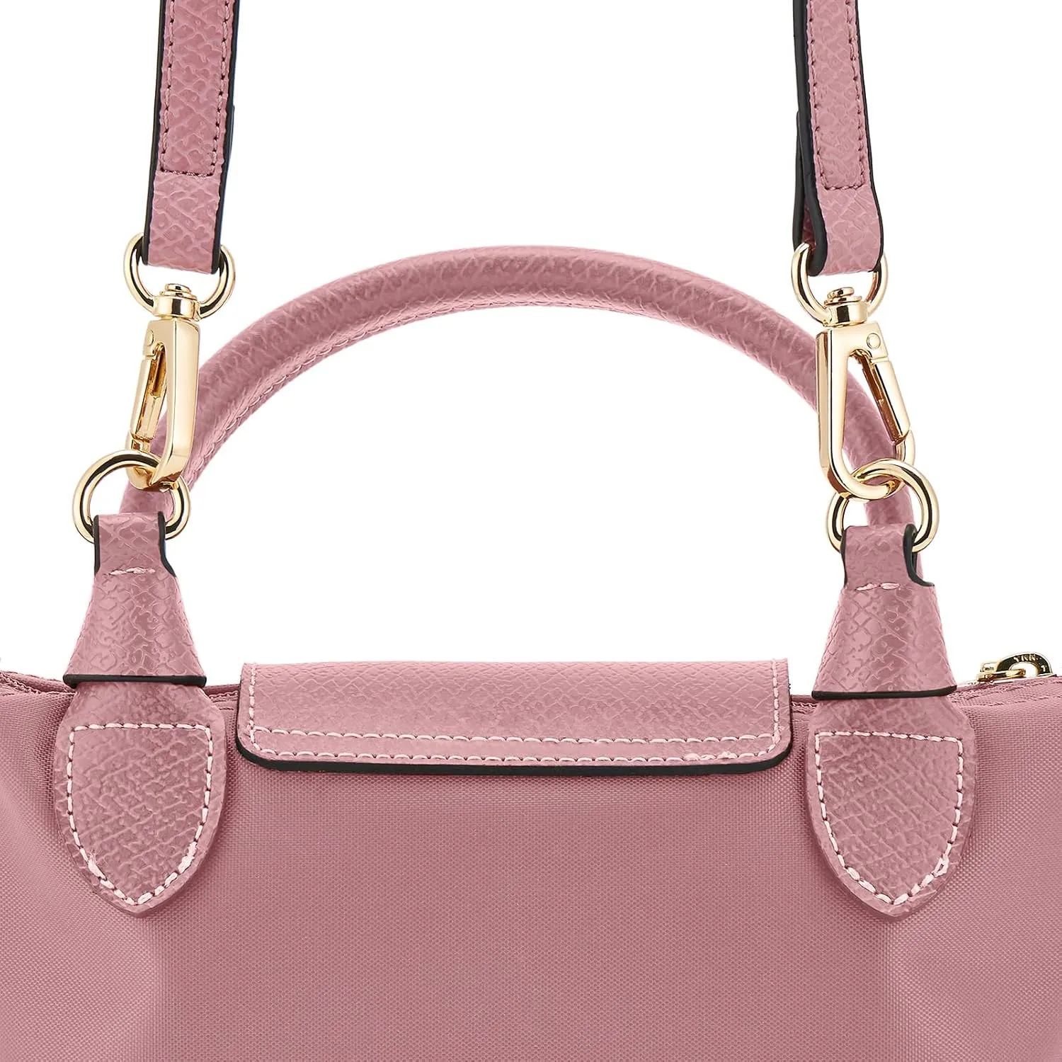 Leather Purse Strap Suitable for Longchamp Handbag,Crossbody Adjustable Shoulder Strap Conversion Kit